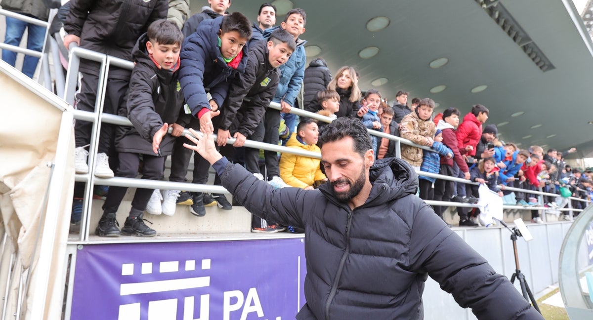 Arbeloa durante un partido del Juvenil.