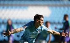 Pablo Durán da vida al Celta Fortuna en el descuento y todo se decidirá en Málaga