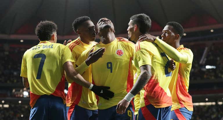 Colombia en un partido reciente.