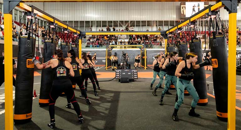 Imagen de un combate de los Fitboxing World Games de 2023.