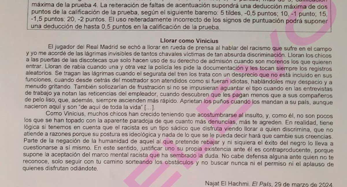 Vinicius y los cánticos racistas repiten como protagonistas en la EBAU: «Cuando salieron los chicos vinieron gritando ‘¡Grande Vini!’»