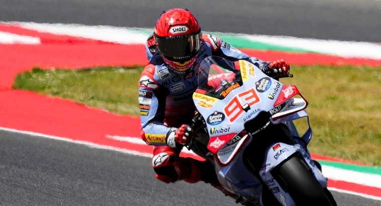 Marc Márquez, durante la carrera Sprint de Mugello.