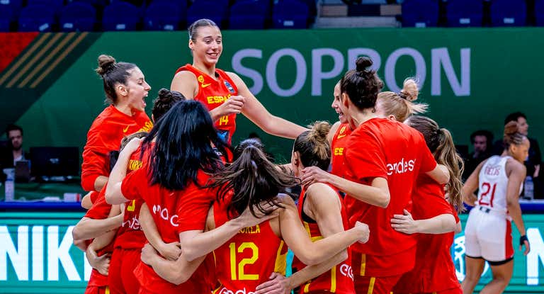 Selección española femenina de baloncesto.