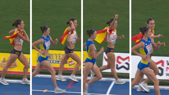 Laura García Caro se queda sin bronce en la línea de meta mientras lo celebraba