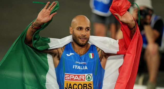 Marcell Jacobs conserva el título europeo en los 100 metros lisos