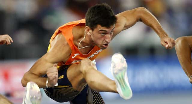 ¡Quique Llopis, subcampeón de Europa de 110 metros vallas!