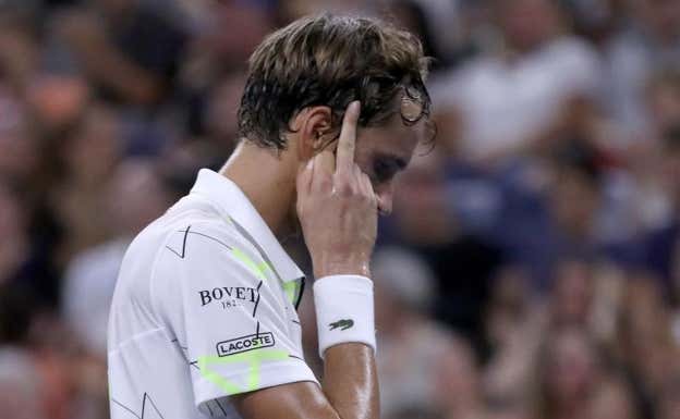 Medvedev ha perdido cinco finales de Grand Slam.  AFP