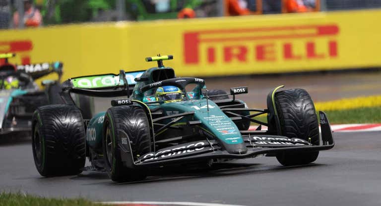 Fernando Alonso, en Canadá.