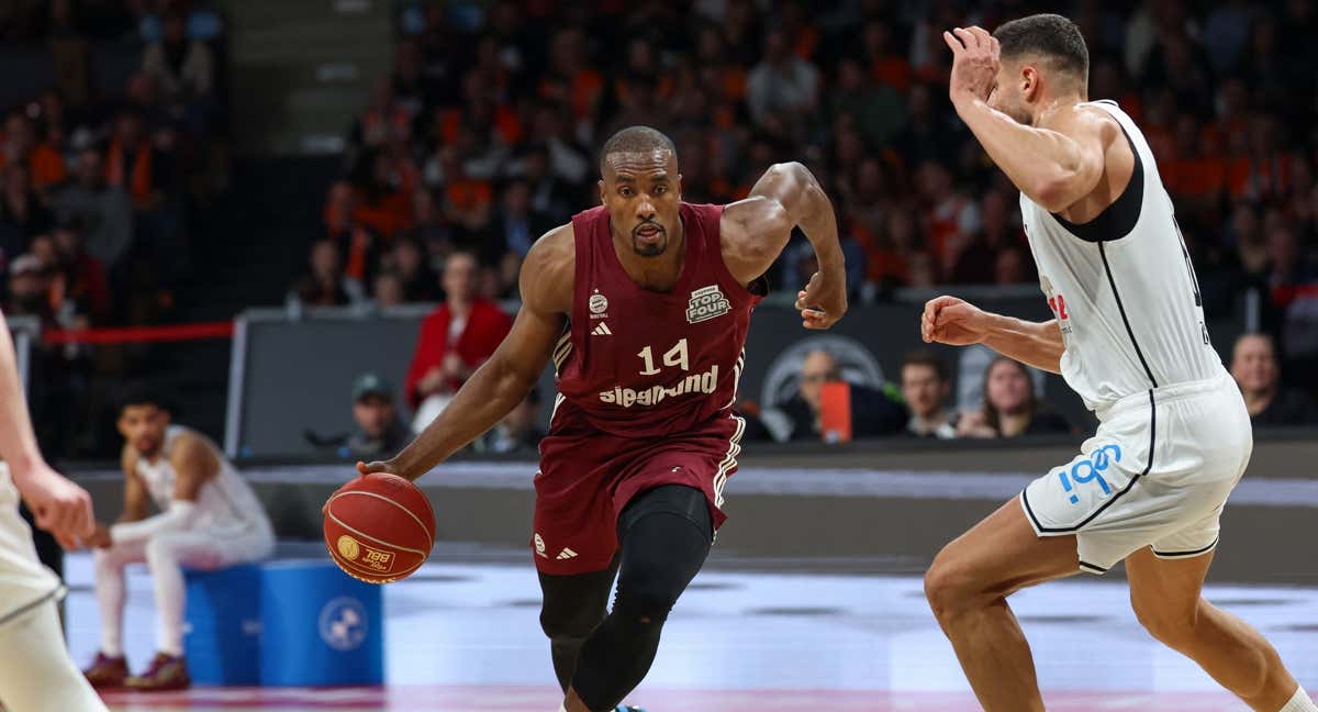 Serge Ibaka, durante un partido del Bayern de Múnich.