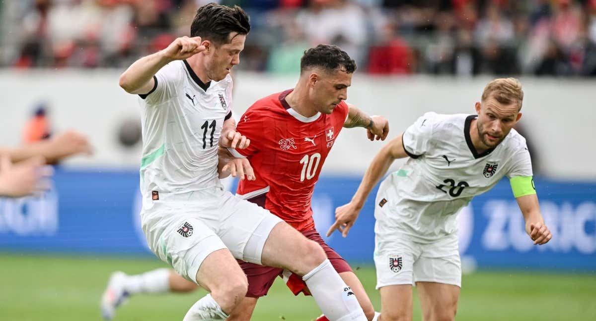 Austria en un partido reciente.