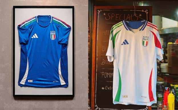 Equipaciones de Italia para la Eurocopa 2024.