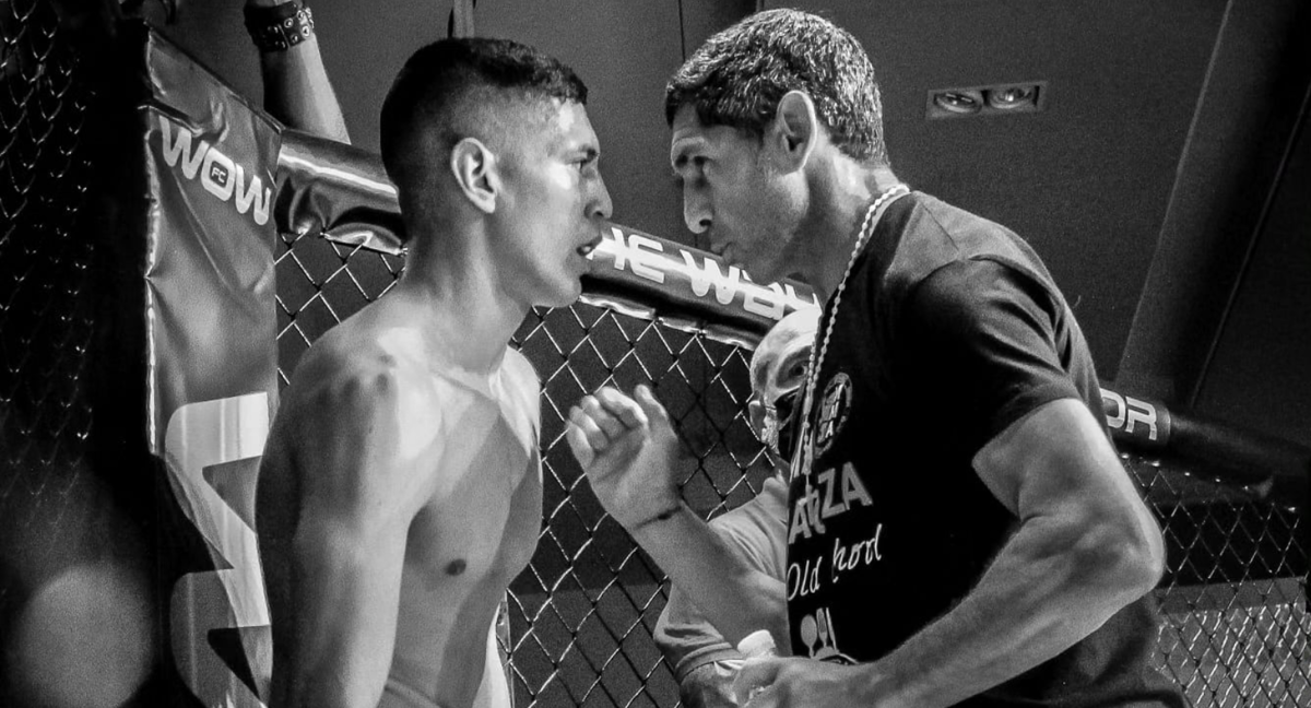 Rixpanther con Kike Pérez en un entrenamiento