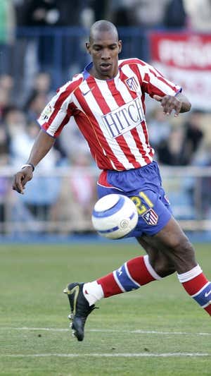 Perea con el Atlético. Ignacio Gil
