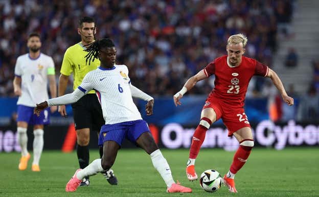 Camavinga no tiene la confianza de Deschamps.  AFP