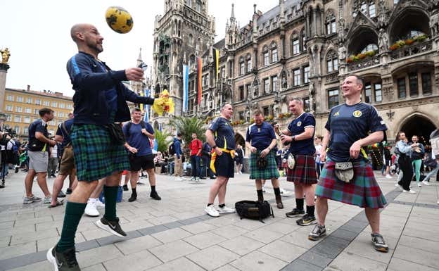 Escocia pone la música en la Eurocopa.  EFE