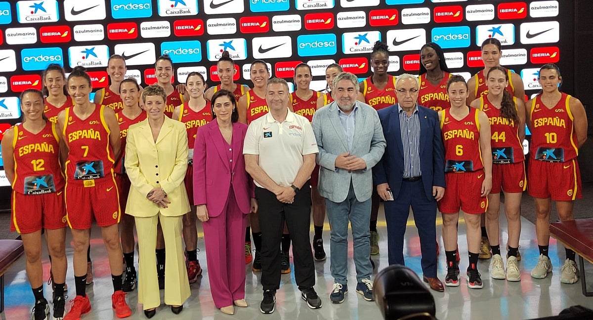 España presenta a la Selección femenina para los Juegos Olímpicos.