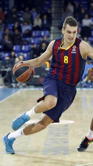 Hezonja, en su paso por el Barça, en 2015.  EFE
