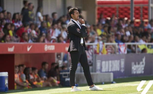 Arturo Ruíz durante el partido.  LALIGA