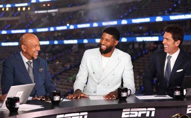 Paul George es objetivo de los 76ers.  AFP