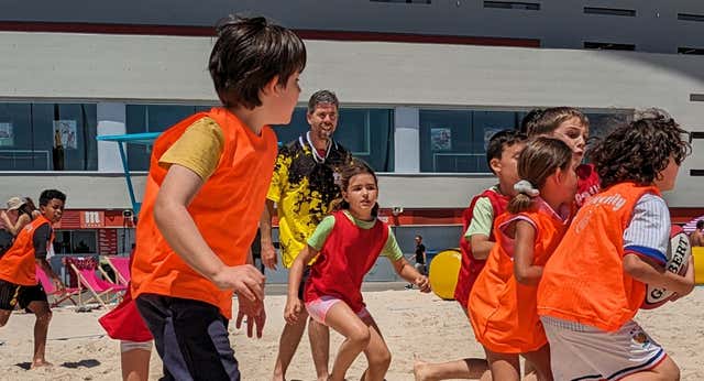 El nuevo rugby ‘sin contacto’ vive su estreno en Madrid
