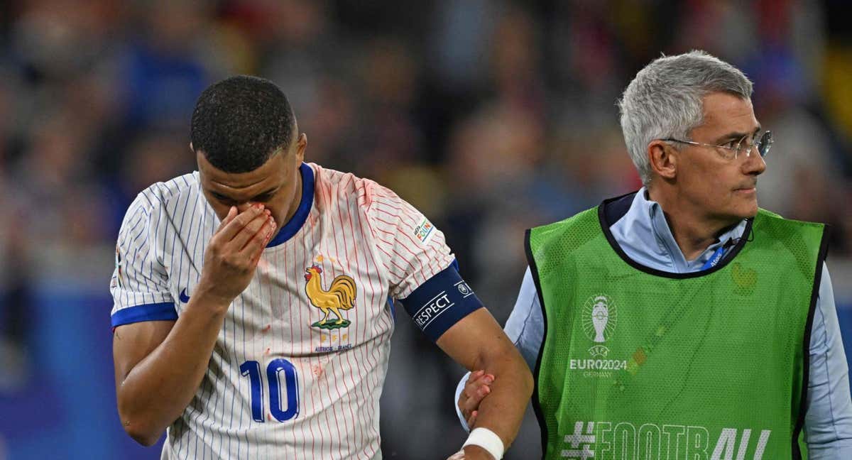 Kylian Mbappé fue protagonista del partido.