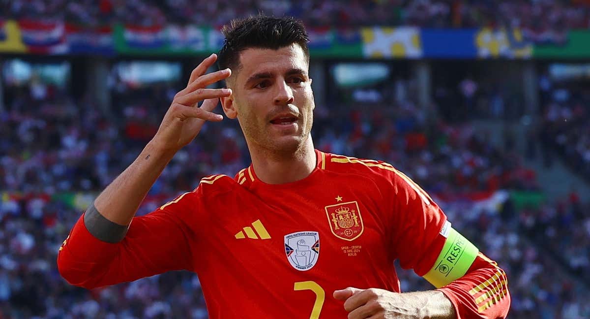 Álvaro Morata es uno de los máximos goleadores en la historia de la Eurocopa.