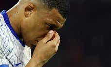 Lesión de Mbappé en la Eurocopa 2024