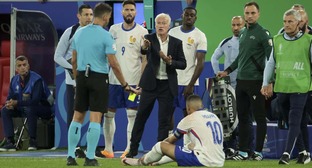 Deschamps ha actualizado la situación de Mbappé. /EP