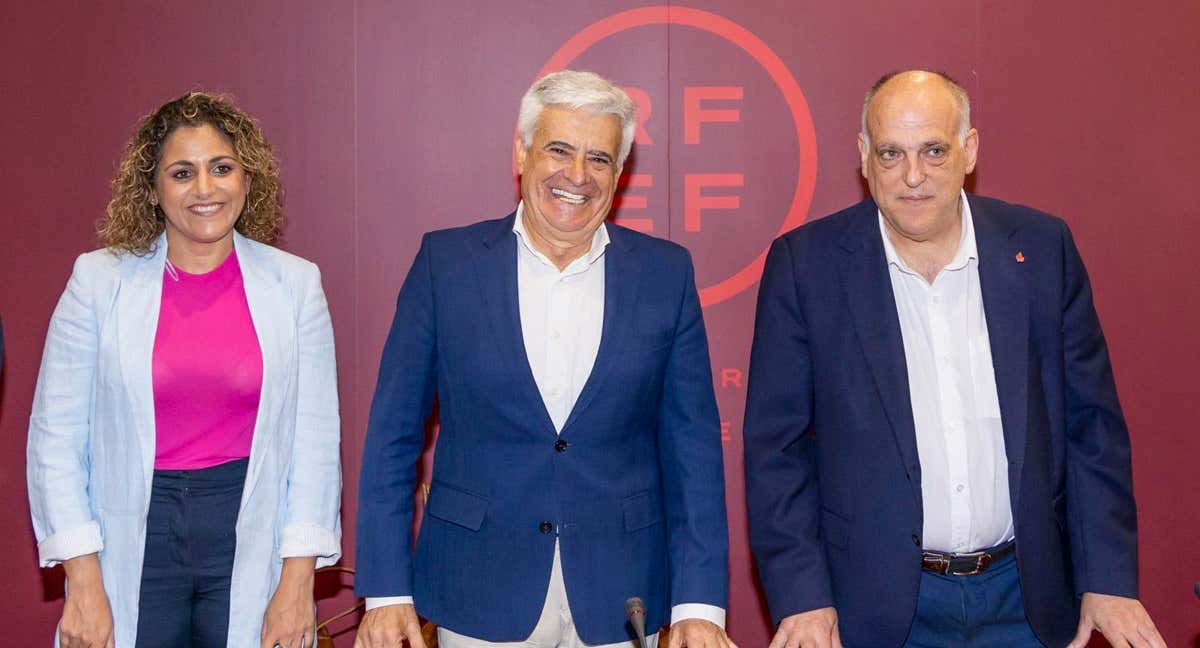 Tebas en el sorteo del calendario de La Liga