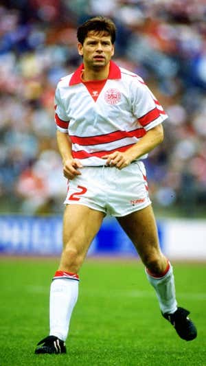 Dinamarca, en la Eurocopa de 1988. GETTY