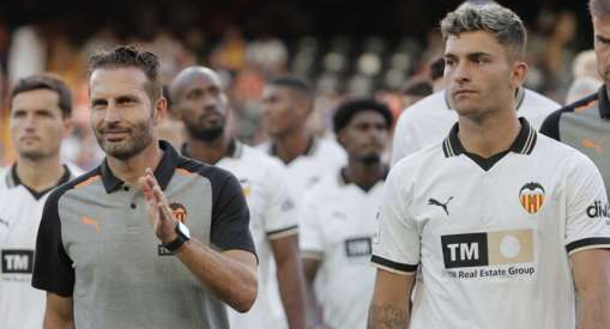 Rubén Baraja y Hugo Duro. /Valencia C.F