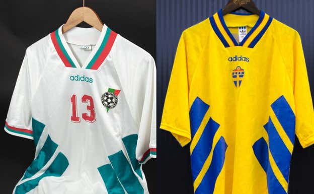 Montaje camisetas utilizadas en el Mundial 94.