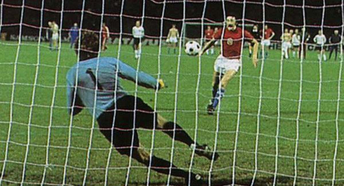 Panenka y su mítico penalti.