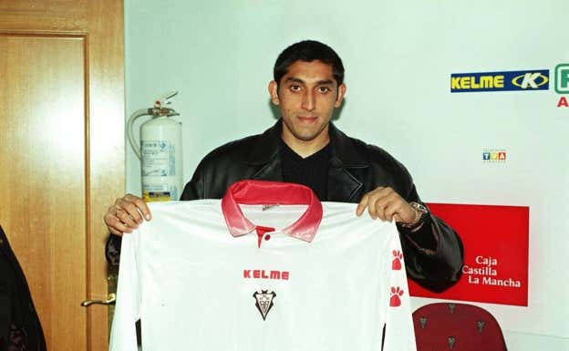 Basti, cuando fue cedido al Albacete.