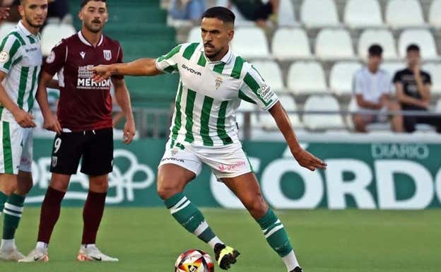 Recio, en un partido con el Córdoba esta temporada.  SUR