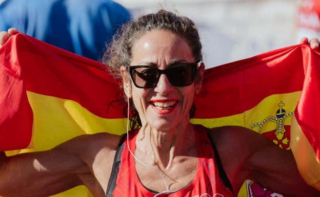 La atleta madrileña Lola Garrido.  Lola Garrido