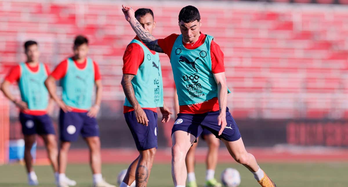 Selección de Paraguay entrenando /EFE