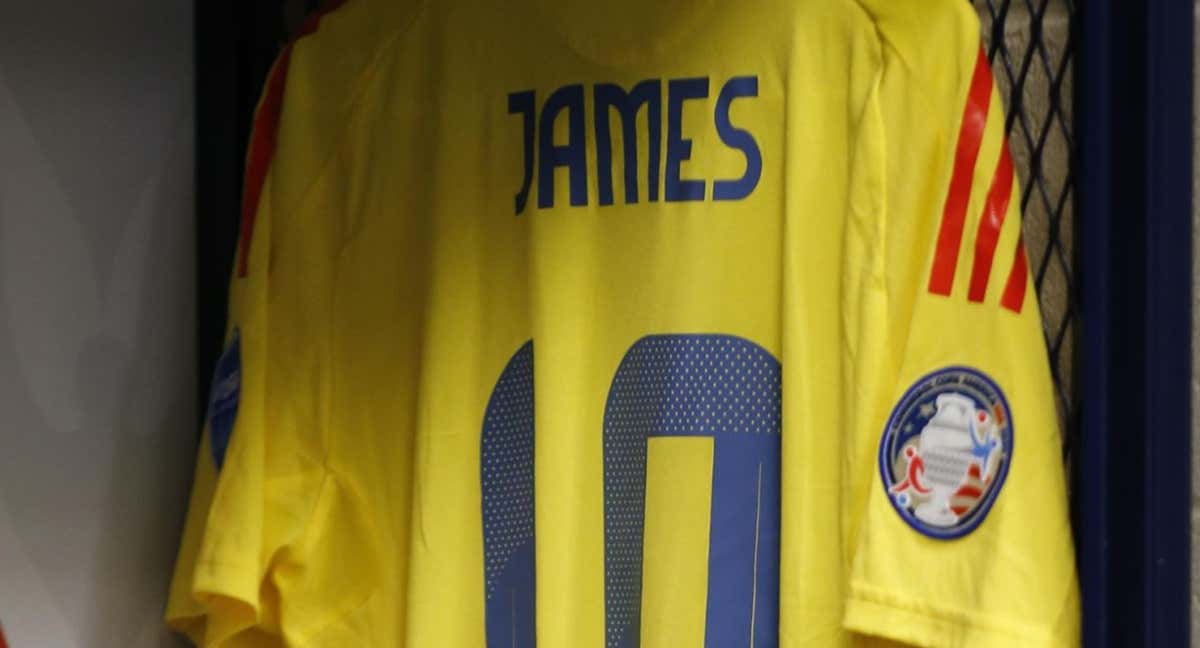 Colombia y un equipo ganador durante el entrenamiento previo al debut. /@FCFSeleccionCol