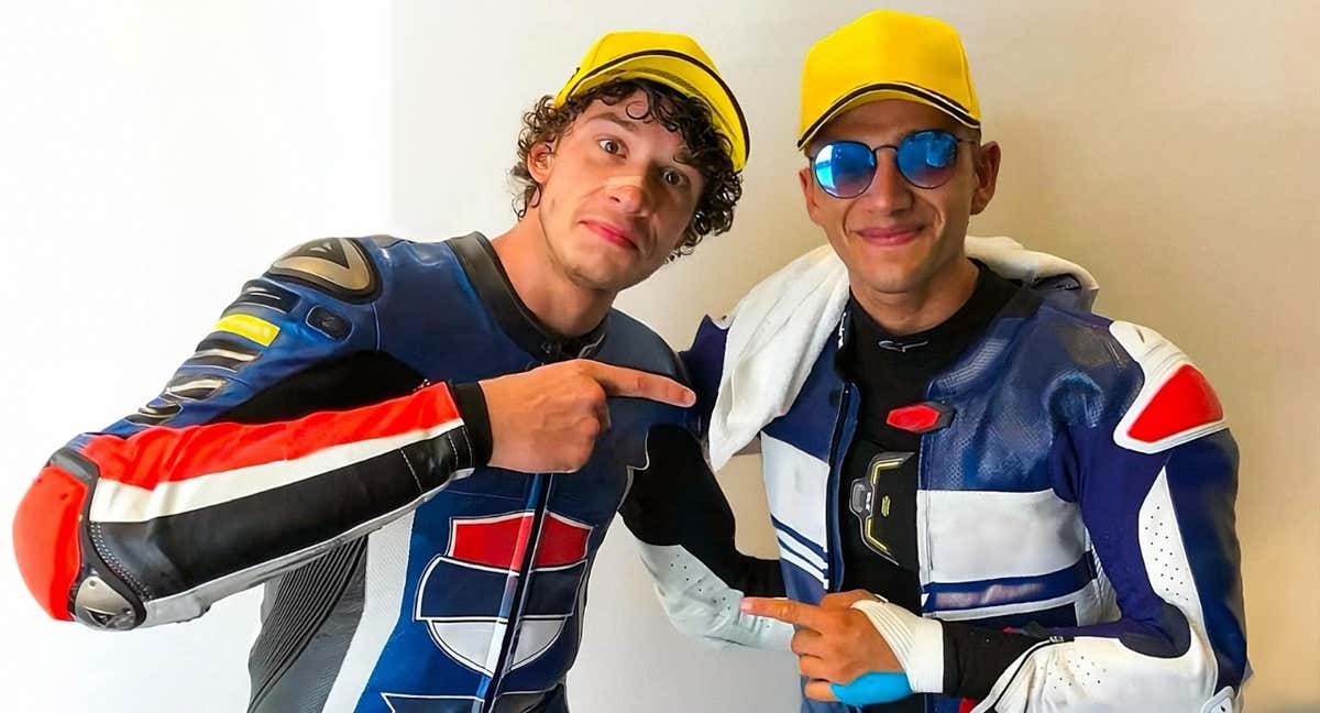 Marco Bezzecchi y Jorge Martín en Moto3.