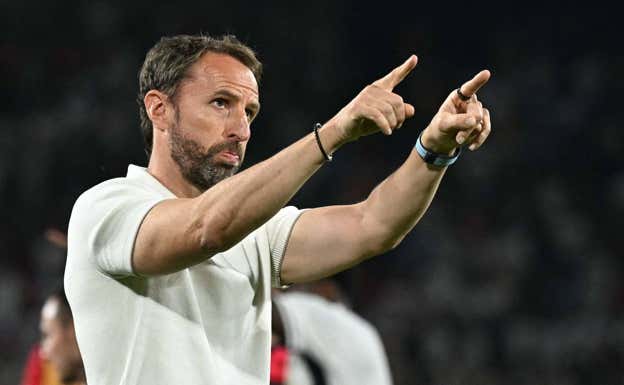 Gareth Southgate, seleccionador de Inglaterra. AFP