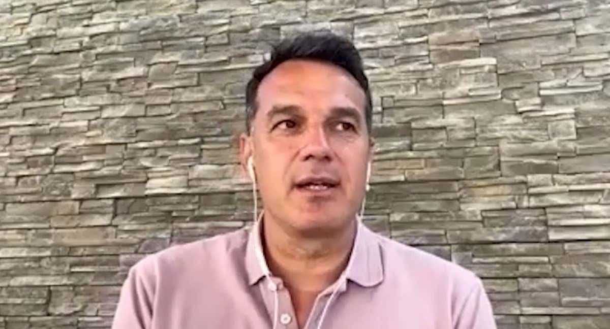 Esteban, en un momento de la entrevista con Relevo.