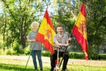 «Me pilló con la pesa en la mano, casi me accidento»: Álvaro Valera y Marta Arce culminan como abanderados dos décadas de Juegos