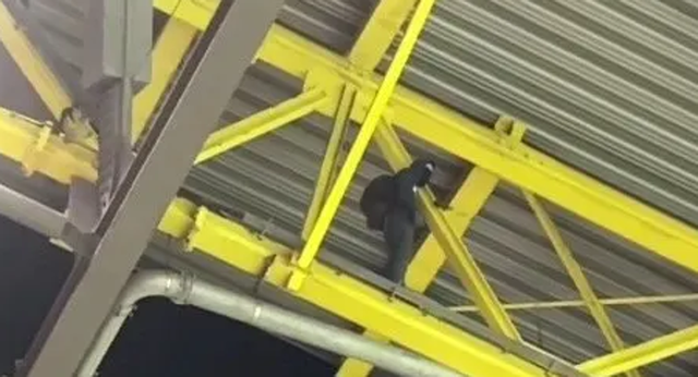 Un encapuchado en el techo del estadio del Alemania – Dinamarca desnuda los problemas de seguridad de la Eurocopa