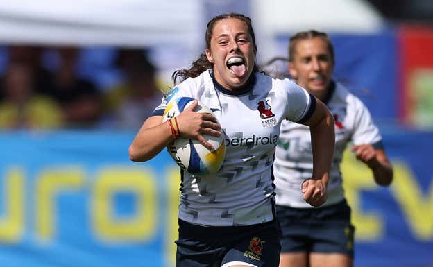 Jimena Blanco Hortigueira en una jugada de partido.  Jrgen Kessler