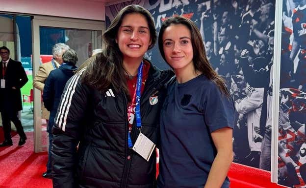 Kika Nazareth junto a Aitana Bonmatí tras un partido.  INSTAGRAM
