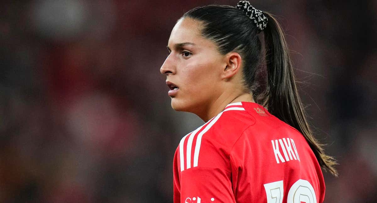 Kika Nazareth durante un partido.