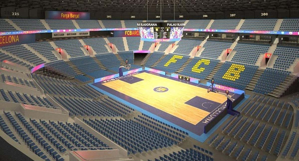 Así sería el nuevo Palau Blaugrana que el club quiere inaugurar en 2027 /FC Barcelona