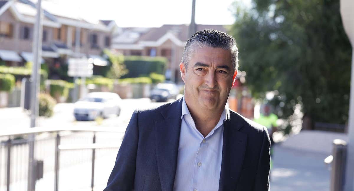 Pedro González Segura, exasesor jurídico de la RFEF, a su llegada a los juzgados de Majadahonda.