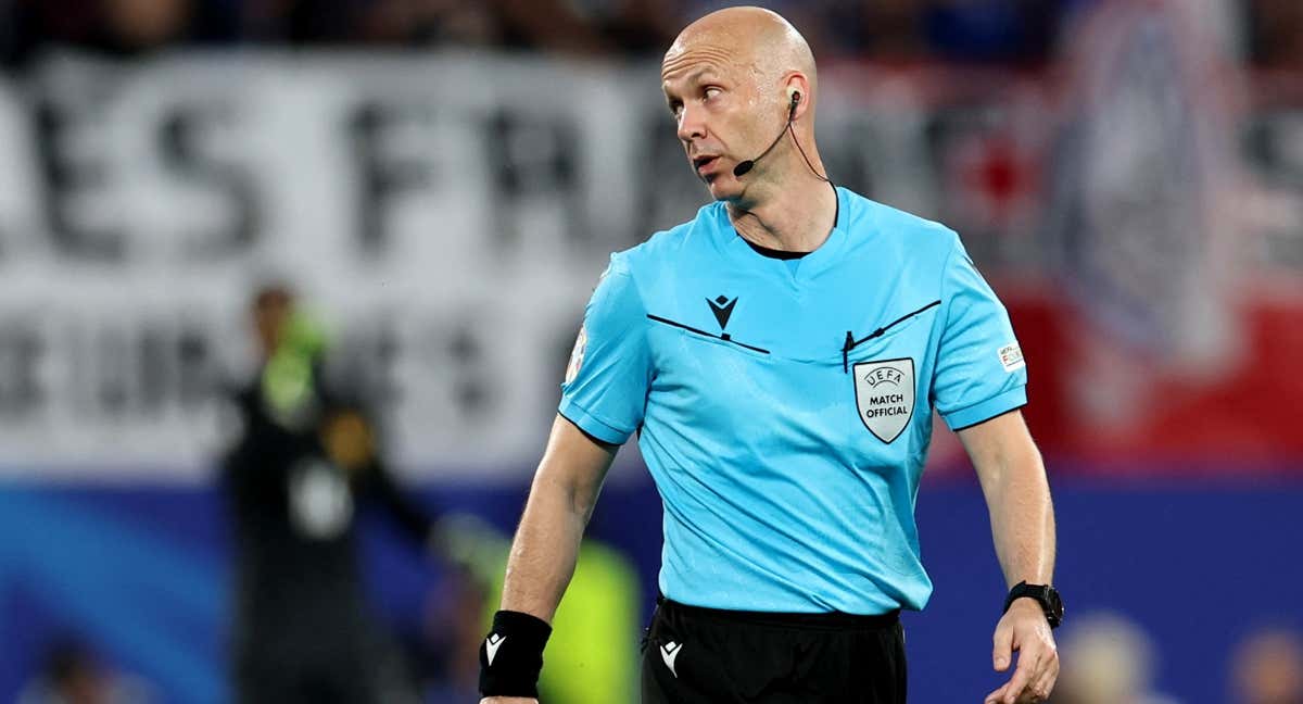 Anthony Taylor en esta Eurocopa /Reuters