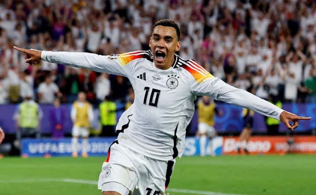 Jamal Musiala ha marcado tres goles en esta Eurocopa. REUTERS